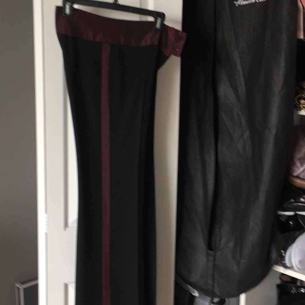 Black tuxedo pants